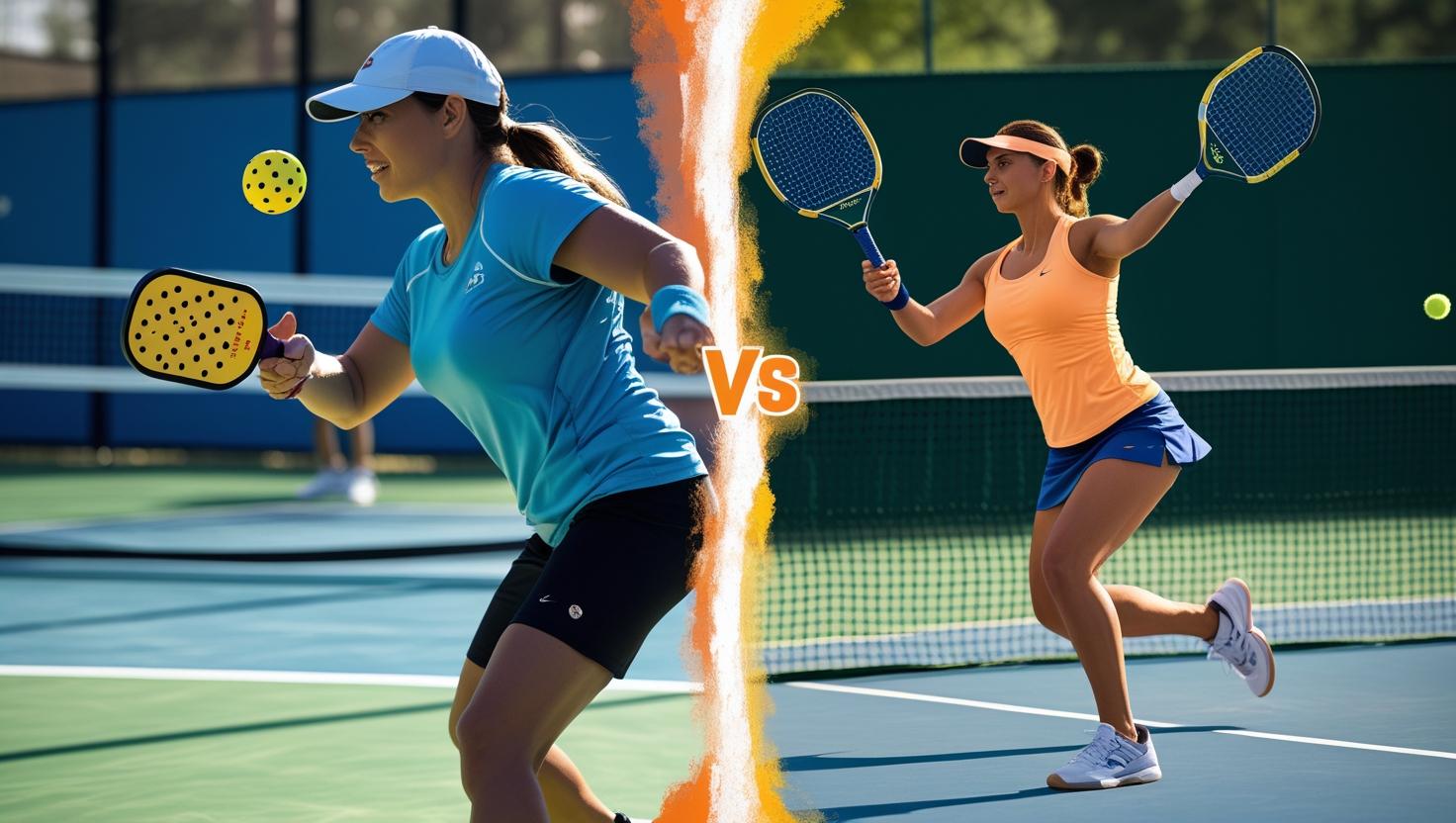 Pickleball vs Tennis