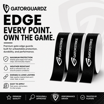 GatorStrike pickleball paddle edge guard tape, 3-pack