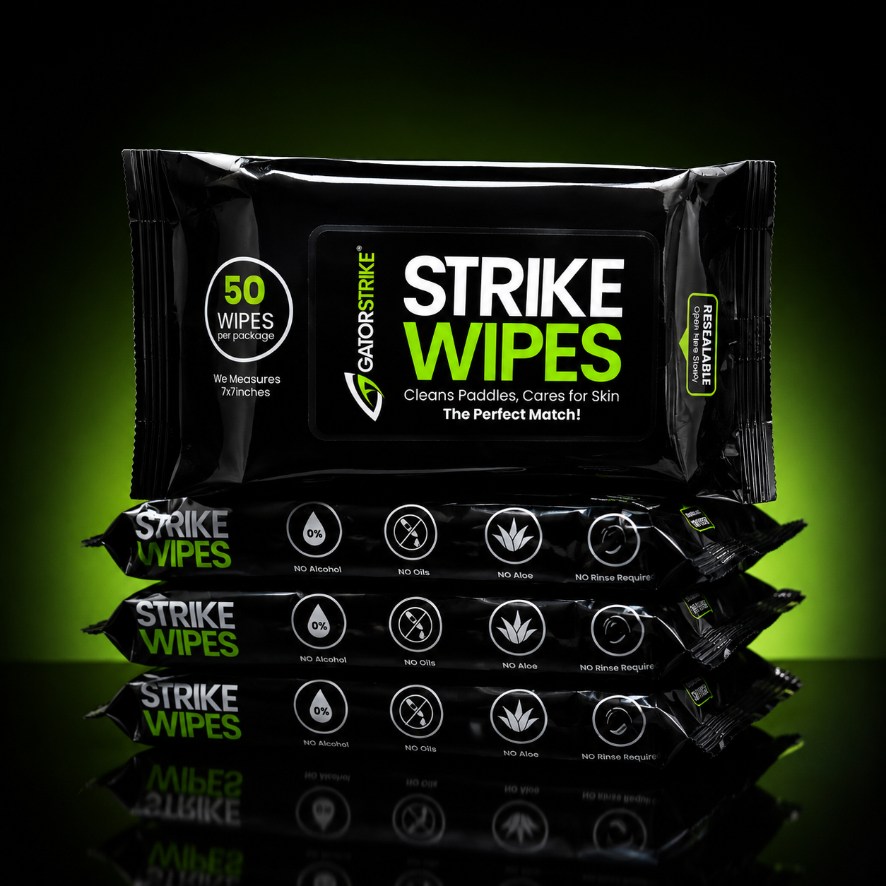 GatorStrike pickleball paddle cleaning wipes